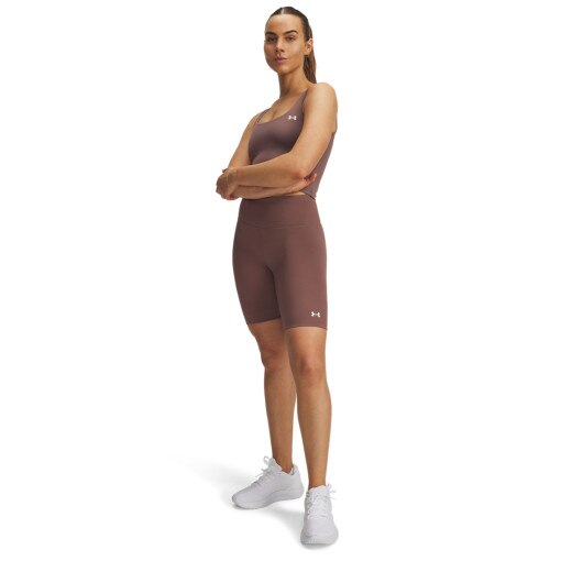 UNDER ARMOUR Damskie kolarki treningowe Under Armour Motion Bike Short Emea  brązowe Brązowy