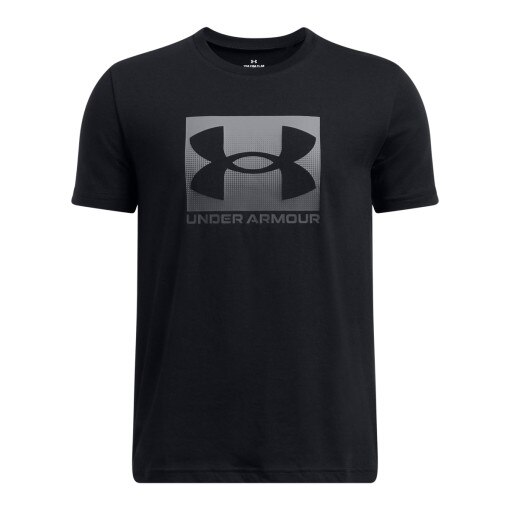 UNDER ARMOUR Chłopięcy tshirt z nadrukiem Under Armour UA Boxed Sports  czarna Czarny