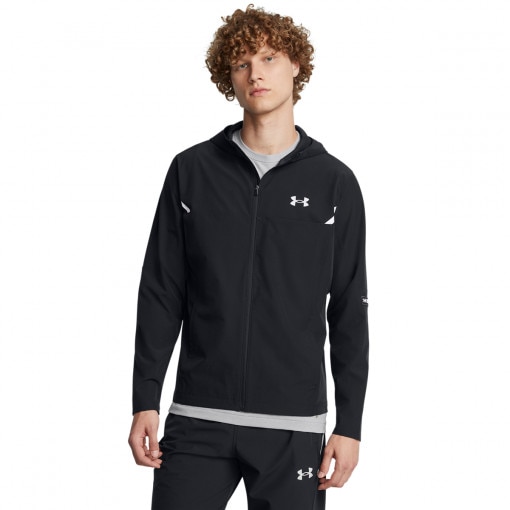 UNDER ARMOUR Męska kurtka treningowa Under Armour Vanish Woven Utility Jacket  czarna Czarny