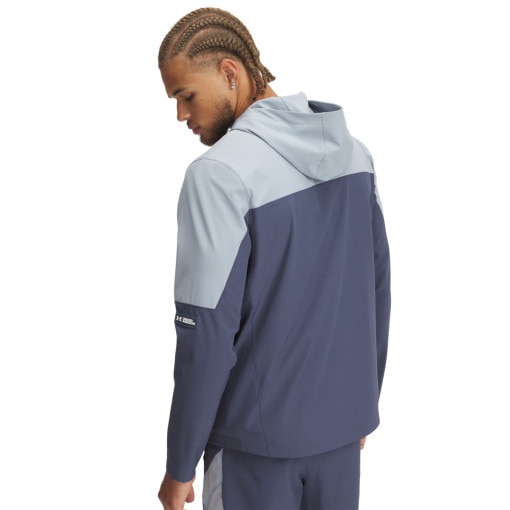Męska kurtka treningowa Under Armour Vanish Woven Utility Jacket - szara