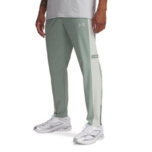 Męskie spodnie treningowe Under Armour UA Woven Utility Pants - zielone