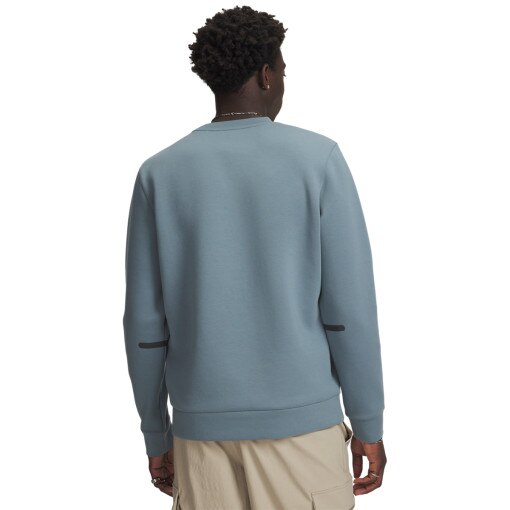 Męska bluza dresowa nierozpinana bez kaptura Under Armour UA Unstoppable Flc Crew Eu - niebieska