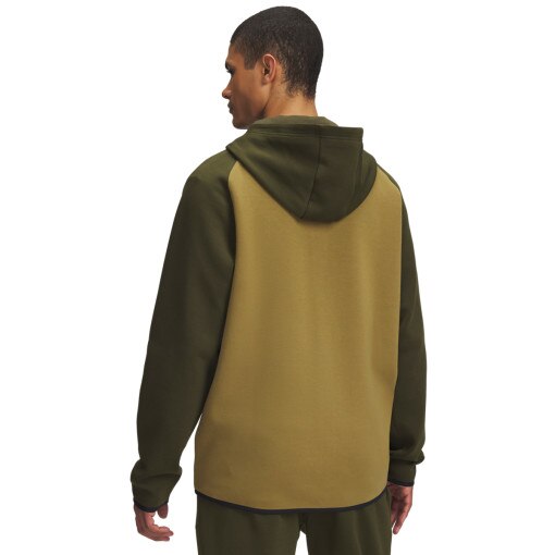 Męska bluza dresowa rozpinana z kapturem Under Armour UA Unstoppable Fleece Full-Zip - khaki