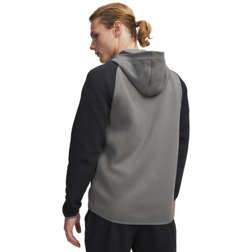 Męska bluza dresowa rozpinana z kapturem Under Armour UA Unstoppable Fleece Full-Zip - szara