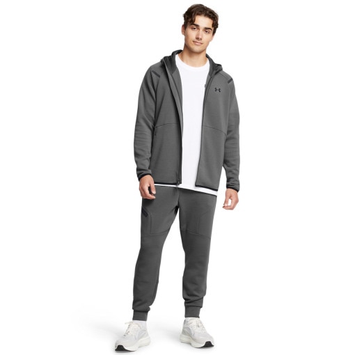 UNDER ARMOUR Męskie spodnie treningowe Under Armour UA Unstoppable Flc Jgr Eu szare Szary