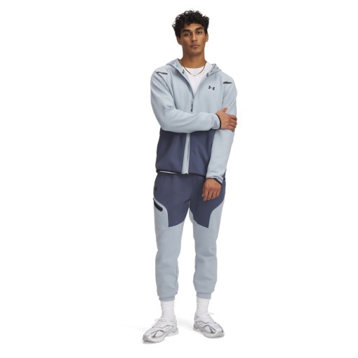 UNDER ARMOUR Męskie spodnie treningowe Under Armour UA Unstoppable Flc Jgr Eu  szare Szary