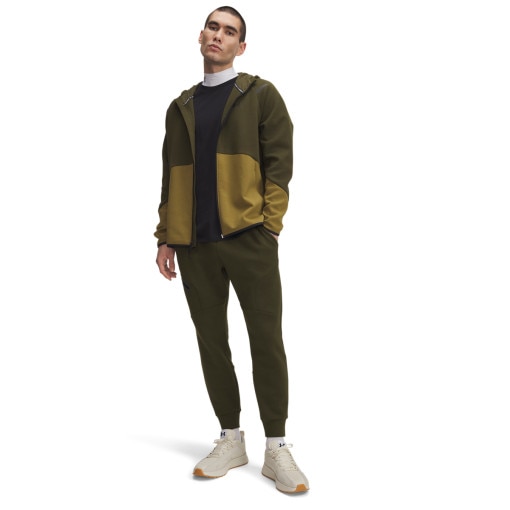 UNDER ARMOUR Męskie spodnie treningowe Under Armour UA Unstoppable Flc Jgr Eu  khaki Khaki
