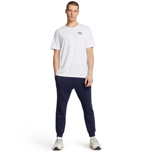 UNDER ARMOUR Męskie spodnie treningowe Under Armour UA Unstoppable Flc Jgr Eu granatowe Granatowy