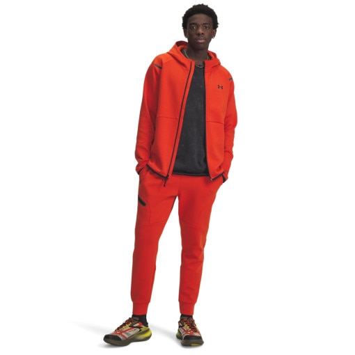  UNDER ARMOUR Męskie spodnie treningowe Under Armour UA Unstoppable Flc Jgr Eu  czerwone Czerwony