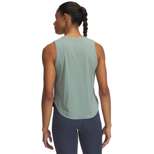 Damski top do biegania Under Armour UA Launch Elite Tank - zielony