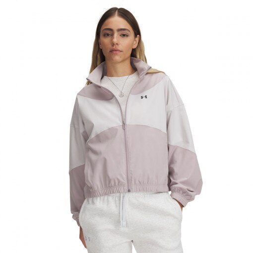 UNDER ARMOUR Damska kurtka treningowa Under Armour UA Rival Woven Jacket  różowa Różowy