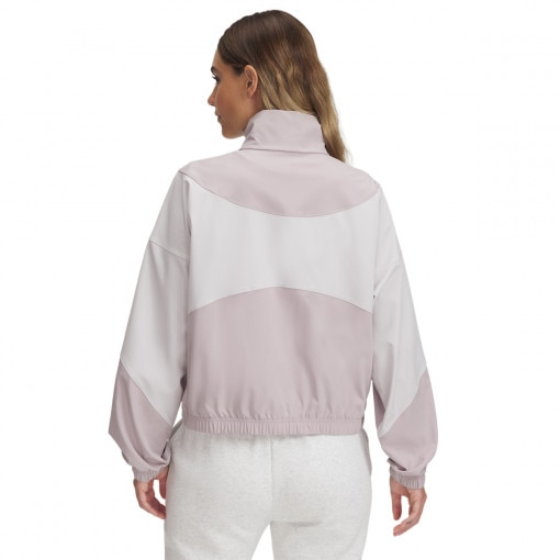 Damska kurtka treningowa Under Armour UA Rival Woven Jacket - różowa