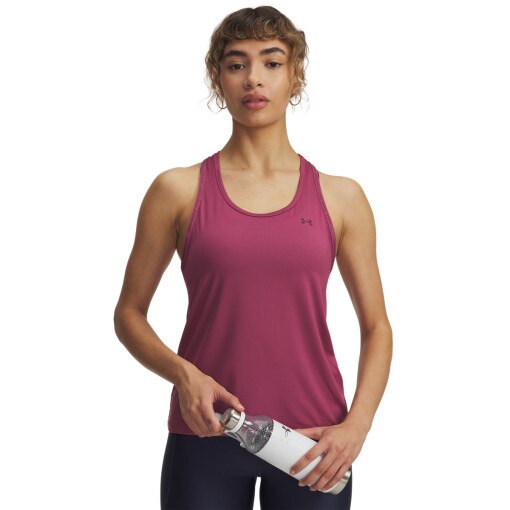 UNDER ARMOUR Damski top treningowy Under Armour Tech Knockout Tank różowy Różowy