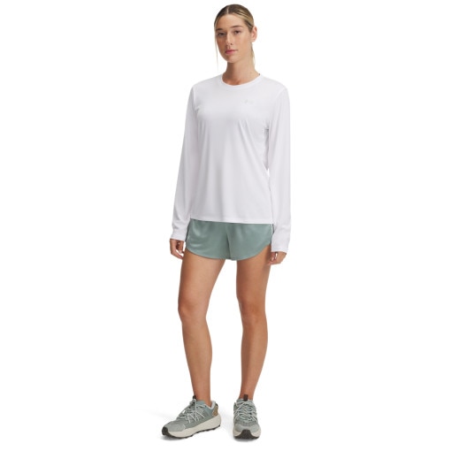 UNDER ARMOUR Damskie spodenki treningowe Under Armour Tech Play Up Shine Shorts  zielone  Zielony