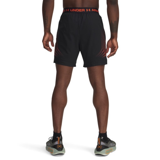 Męskie spodenki treningowe Under Armour Vanish Woven 6in Graphic Sts - czarne