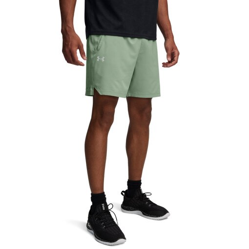 Męskie spodenki treningowe Under Armour Vanish Woven 6in Graphic Sts - zielone
