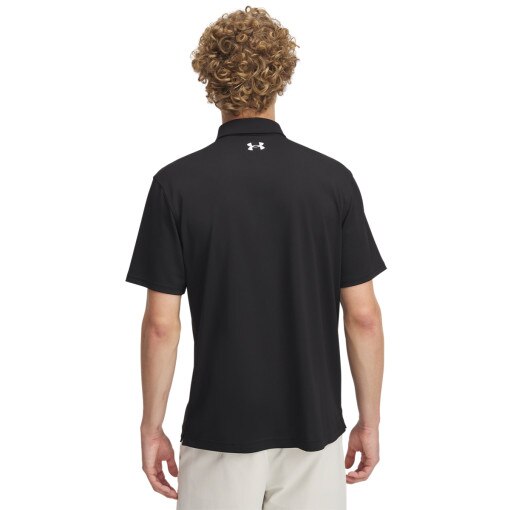 Męska koszulka do golfa Under Armour UA T2G Pique Polo - czarna 