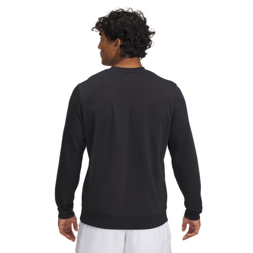 Męska bluza dresowa nierozpinana bez kaptura Under Armour UA Rival Terry Logo Crew - czarna
