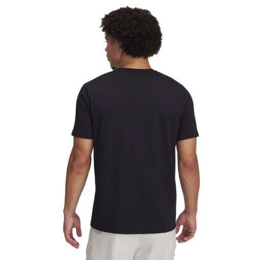 Męski t-shirt z nadrukiem Under Armour UA M 60/40s Hoops SS - czarny