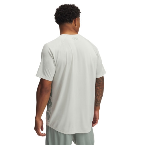 Męska koszulka treningowa Under Armour UA M Tech Fade SS - zielona