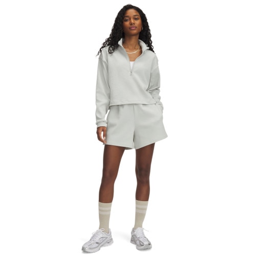 UNDER ARMOUR Damskie spodenki treningowe Under Armour UA Meridian Rib Short  zielone Zielony