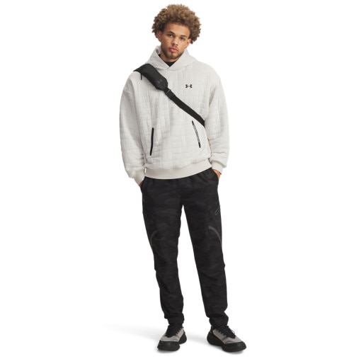 UNDER ARMOUR Męskie spodnie treningowe cargo UA Unstoppable Cargo Pant  czarne Czarny