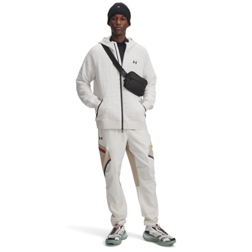 UNDER ARMOUR Męskie spodnie treningowe cargo UA Unstoppable Cargo Pant  białe Biały