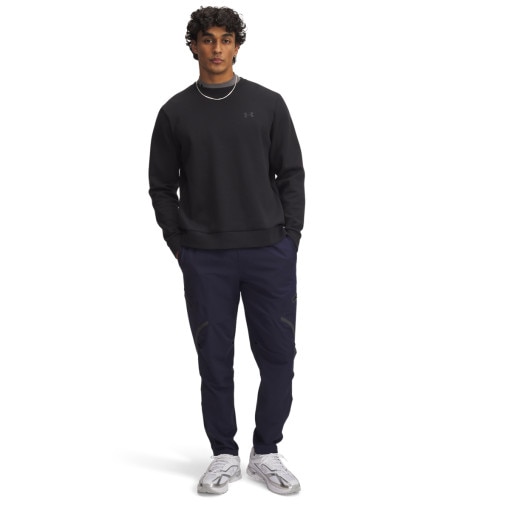 UNDER ARMOUR Męskie spodnie treningowe cargo UA Unstoppable Cargo Pant  granatowe Granatowy