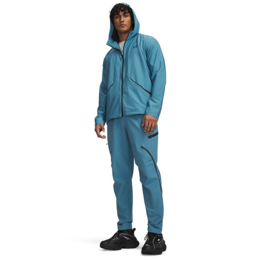  UNDER ARMOUR Męskie spodnie treningowe cargo UA Unstoppable Cargo Pant  niebieskie Niebieski