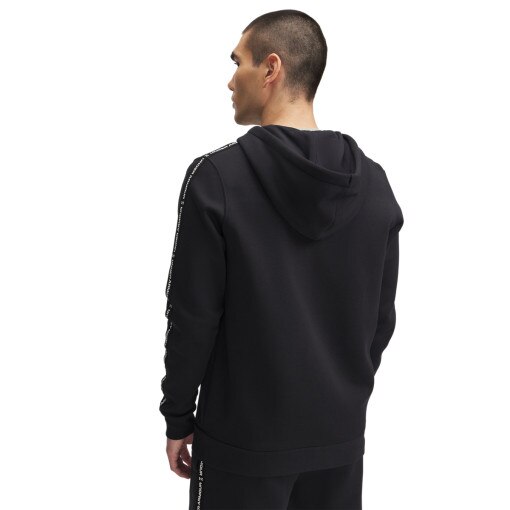 Meska bluza dresowa rozpinana z kapturem Under Armour UA Icon Fleece FZ Taping - czarna