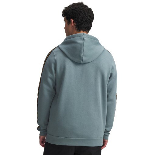 Meska bluza dresowa rozpinana z kapturem Under Armour UA Icon Fleece FZ Taping - niebieska
