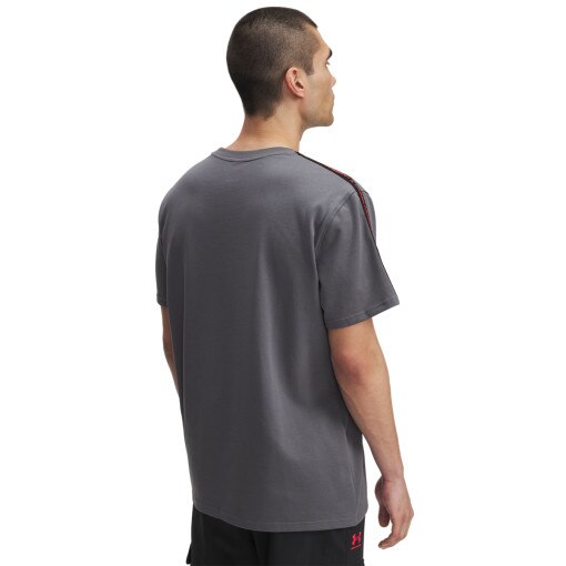 Męski t-shirt Under Armour UA Icon HWT Tee Taping - szary