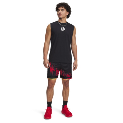 UNDER ARMOUR Męskie spodenki do koszykówki Under Armour Curry Statement Short I  czarne Czarny