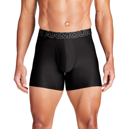 UNDER ARMOUR Męska bielizna treningowa (3pack) Under Armour M UA Perf Tech 6in  czarna Czarny