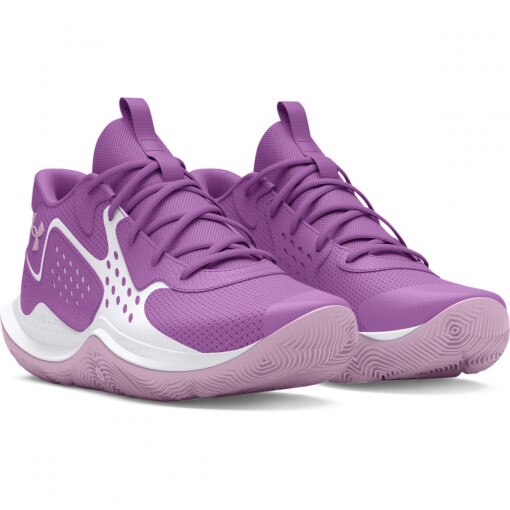 Dziecięce buty do koszykówki Under Armour UA GS JET '23 - fioletowe