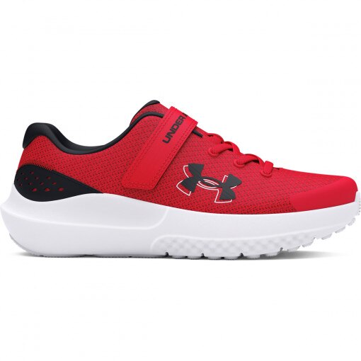 UNDER ARMOUR Chłopięce buty do biegania Under Armour UA BPS Surge 4 AC czerwone Czerwony