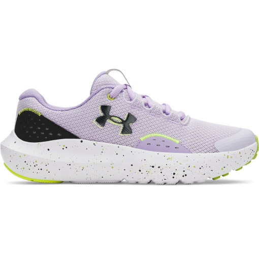 UNDER ARMOUR Dziewczęce buty do biegania Under Armour UA Ggs Surge 4 fioletowe Fioletowy