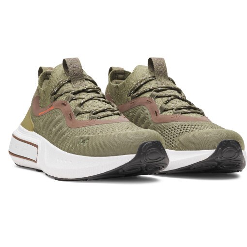 Sneakersy uniseks Under Armour UA U Phantom 4 Rflct - oliwkowe/khaki