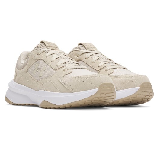 Męskie buty treningowe Under Armour UA Edge SUEDE - beżowe