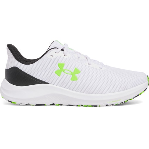 UNDER ARMOUR Męskie buty do biegania Under Armour UA Charged Pursuit 4  białe Biały