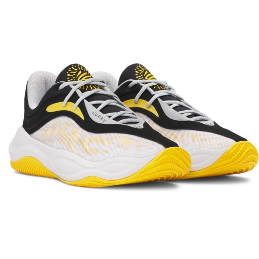 Buty do koszykówki uniseks Under Armour Curry Splash 25 - białe