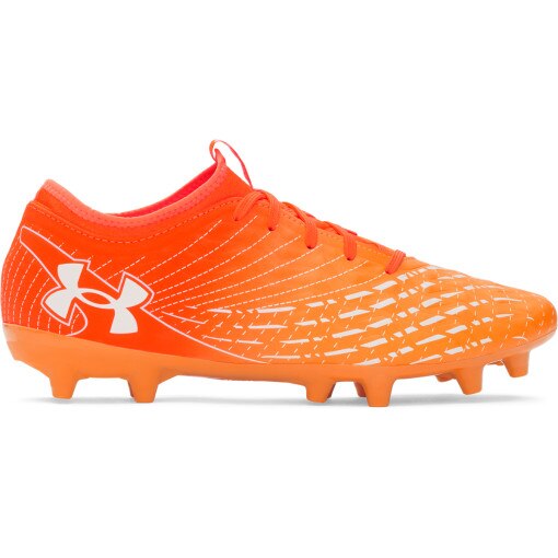  UNDER ARMOUR Buty piłkarskie korki uniseks Under Armour UA U Magnetico Select 5 FG  pomarańczowe Pomarańczowy