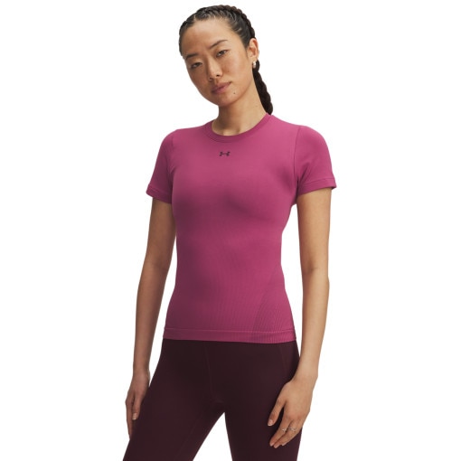 UNDER ARMOUR Damska koszulka treningowa Under Armour UA Vanish Seamless SS różowa Różowy