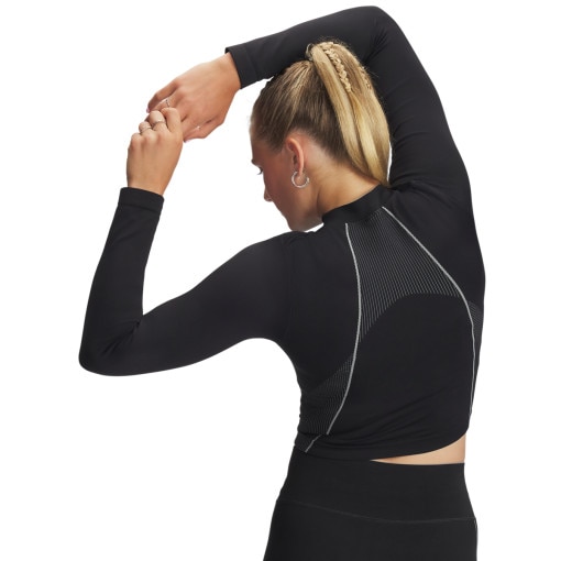 Damski longlseeve treningowy Under Armour UA Vanish Seamless LS - czarny