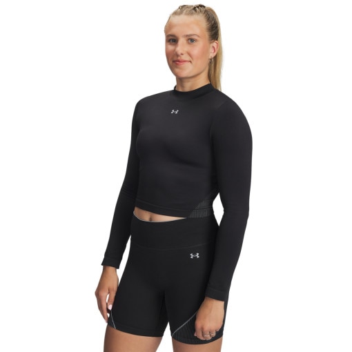 UNDER ARMOUR Damski longlseeve treningowy Under Armour UA Vanish Seamless LS  czarny Czarny