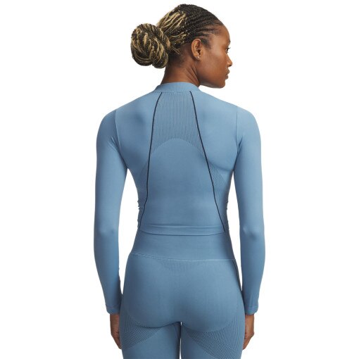 Damski longlseeve treningowy Under Armour UA Vanish Seamless LS - niebieski