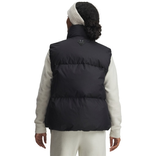 Damski bezrękawnik puchowy Under Armour Limitless Down Puffer Vest - czarny