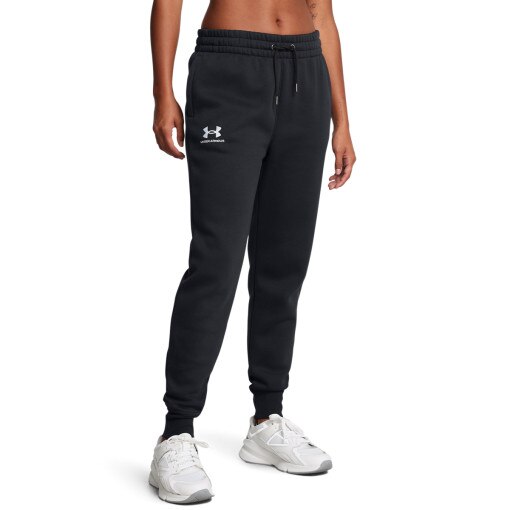 Damskie spodnie dresowe joggery Under Armour UA Icon Fleece - czarne