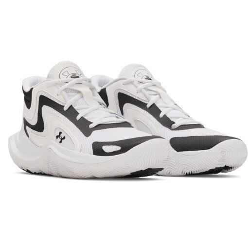 Buty do koszykówki uniseks Under Armour UA JET '25 - białe
