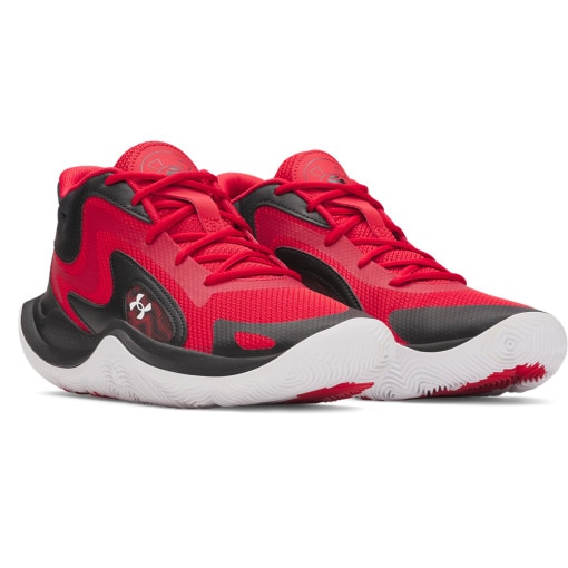 Buty do koszykówki uniseks Under Armour UA JET '25 - czerwone